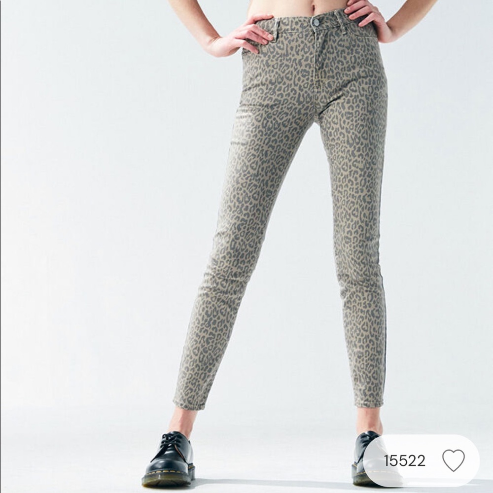 PacSun Leopard Print High Waisted Jeggings